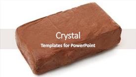  Presentation with white bricks - Beautiful presentation featuring natural raw red modeling clay backdrop and a tawny brown colored foreground