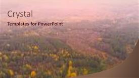  Presentation with bird eye view - Cool new slide deck with natural-reserve-sin-sha-belarus backdrop and a lemonade colored foreground