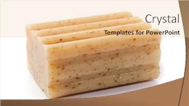  Presentation with natural soap - Amazing PPT layouts having natural soap bar isolated on white background backdrop and a lemonade colored foreground