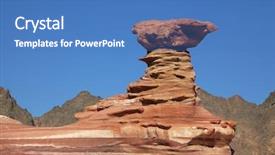  Presentation with ancient israel - Slides having natural sphynx in ancient mountains nearby eilat israel background and a teal colored foreground