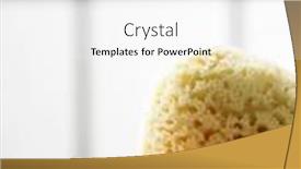  Presentation with natural - PPT theme consisting of natural-sponge-on-top background and a white colored foreground