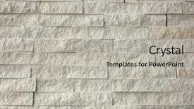  Presentation with granite - PPT theme featuring natural stone granite pieces tiles background and a light gray colored foreground