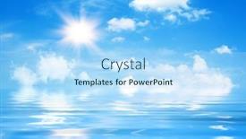  Presentation with natural - Amazing PPT layouts having natural-sunny-background-blue-sky backdrop and a light blue colored foreground