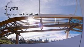  Presentation with alpine - Audience pleasing presentation design consisting of natural themes - alpine coaster in beautiful nature backdrop and a light blue colored foreground