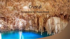 Presentation with mexico - Cool new presentation theme with natural vegetation wildlife - cenote xkeken sinkhole near valladolid backdrop and a coral colored foreground