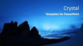  Presentation with galaxy - Slides enhanced with natural-view-of-milky-way background and a teal colored foreground