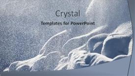  Presentation with falling snow - PPT theme enhanced with natural-winter-background-with-snow background and a light gray colored foreground