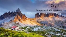  Presentation with arches national park - Amazing slide deck having natural wonders - majestic evening view backdrop and a teal colored foreground