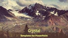 Presentation with filter - PPT theme having nature - landscapes on denali highway alaska background and a tawny brown colored foreground