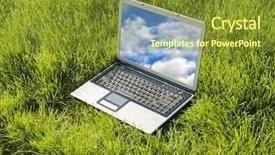  Presentation with free nature - Theme with nature aiming high free background and a tawny brown colored foreground