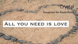  Presentation with motivational - Audience pleasing presentation theme consisting of nature background all you need backdrop and a coral colored foreground