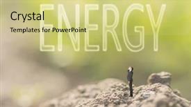  Presentation with force - PPT theme enhanced with nature background concept of power background and a yellow colored foreground