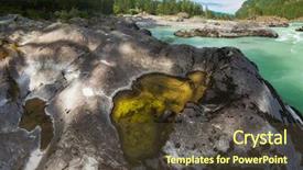  Presentation with beautiful mountains river lake sky nature - Audience pleasing slide set consisting of nature baths on the katun backdrop and a tawny brown colored foreground