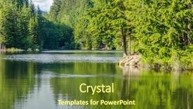  Presentation with natural - Presentation theme enhanced with nature clip art - natural green background background and a  colored foreground