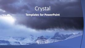  Presentation with force - Slide deck having nature-force-background-dark-stormy background and a ocean colored foreground