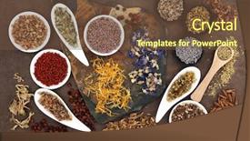  Presentation with witches - Audience pleasing slide deck consisting of nature healing - herbal medicine selection also used backdrop and a tawny brown colored foreground