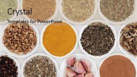  Presentation with liver - Presentation enhanced with nature healing - liver detox super food selection background and a coral colored foreground