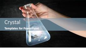  Presentation with bottle - PPT theme with nature-inside-a-glass-bottle background and a seafoam green colored foreground