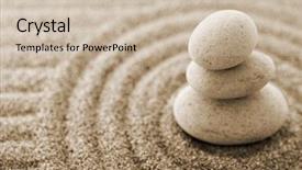  Presentation with stone - Cool new PPT layouts with stones very shallow dof backdrop and a soft green colored foreground