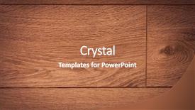  Presentation with wood texture - Beautiful slide deck featuring nature lumber - dark wood texture background surface backdrop and a coral colored foreground
