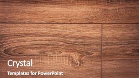  Presentation with lumber - PPT theme with nature lumber - dark wood texture background surface background and a coral colored foreground