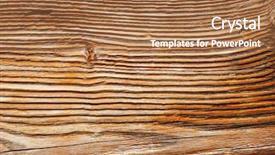  Presentation with timber wood wood texture wood - Beautiful PPT theme featuring nature lumber - texture of wood surface backdrop and a coral colored foreground