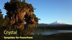  Presentation with light hanging - Beautiful slide deck featuring nature-of-chile-spanish-moss backdrop and a wine colored foreground