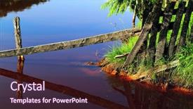  Presentation with copper mine - Amazing PPT layouts having nature pollution of a copper backdrop and a wine colored foreground