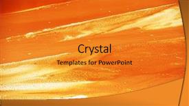  Presentation with copper - Presentation consisting of nature pollution of a copper background and a gold colored foreground