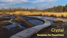  Presentation with czech republic - Slides featuring nature-reserve-soos-western-bohemia background and a wine colored foreground