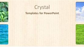  Presentation with eco paper - Presentation theme enhanced with nature-resource-and-cardboard-texture background and a cream colored foreground