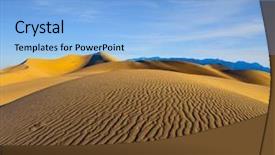  Presentation with morning sunrise - PPT theme enhanced with nature scenes - early morning sunrise in death background and a light blue colored foreground