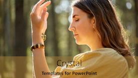  Presentation with spirituality - Amazing theme having nature-spirituality-and-supernatural-concept backdrop and a gold colored foreground