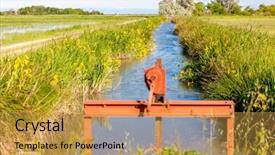  Presentation with france - Beautiful slide deck featuring nature swamp - camargue provence france backdrop and a yellow colored foreground