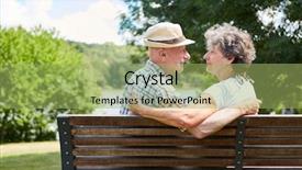  Presentation with couple nature retreat - Presentation theme with nature while getting to know background and a mint green colored foreground