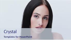  Presentation with beauty - Cool new presentation theme with natures sensual therapy - beauty portrait of young attractive backdrop and a  colored foreground