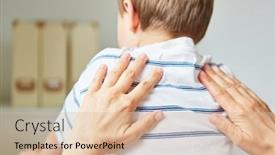  Presentation with reiki - Presentation design enhanced with naturopath-or-osteopath-does-reiki background and a lemonade colored foreground