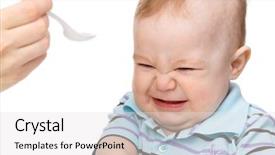  Presentation with eat - Amazing PPT layouts having naughty baby - little boy refuses to eat backdrop and a light gray colored foreground