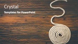  Presentation with nautical - Presentation theme consisting of nautical-background-with-rope background and a tawny brown colored foreground