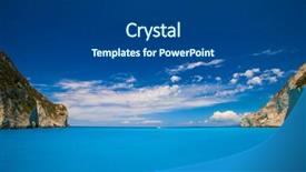  Presentation with zakynthos - Colorful presentation theme enhanced with navagio beach on zakynthos island greece summer day backdrop and a dark gray colored foreground