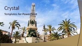  Presentation with eleanor and park - Presentation theme with naval battle - cartagena murcia cavite heroes park background and a light blue colored foreground