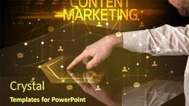  Presentation with navigating - Colorful slide deck enhanced with navigating-social-networking-with-content backdrop and a tawny brown colored foreground