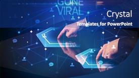  Presentation with navigating - Slides having navigating-social-networking-with-gone background and a ocean colored foreground