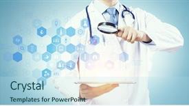  Presentation with navigation - PPT layouts consisting of navigation chart - media technologies in use mixed background and a sky blue colored foreground