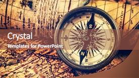  Presentation with vintage world travel - Presentation theme having navigational maps - travel geography navigation concept background background and a  colored foreground