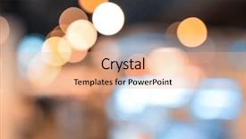  Presentation with navy - Audience pleasing slides consisting of navy blue abstract - blur view of city backdrop and a coral colored foreground