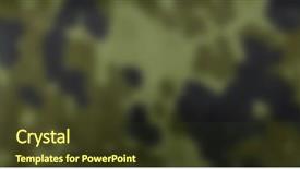  Presentation with military navy - Amazing slides having navy camo - military camouflage bokeh backdrop and a tawny brown colored foreground