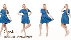  Presentation with coral reefs blue water beautiful sky - Amazing theme having navy color - beautiful pregnant woman in blue backdrop and a cream colored foreground