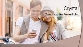  Presentation with relationship - Slide deck having navy flowers - summer holidays bikes love relationship background and a  colored foreground