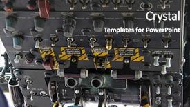  Presentation with navy army - Presentation having navy helicopter cockpit detail background and a dark gray colored foreground